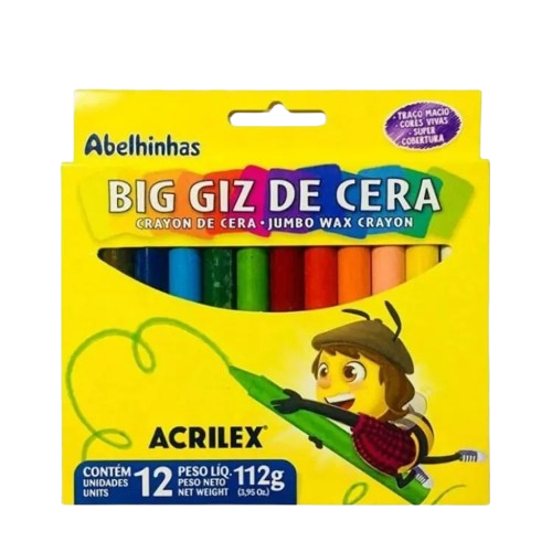 Big Giz Cera 12 Cores Acrilex